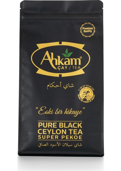Ahkam Tea / Ceylon Super Pekoe 400 gr Siyah Paket