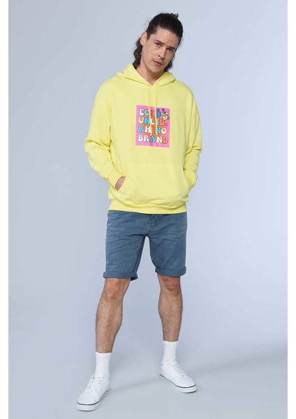 Ecko Unltd Henley Sarı Erkek Kapüşonlu Hoodie fırsatları
