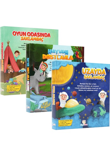 Saklambaç Kitabı Seti (3 Kitap)