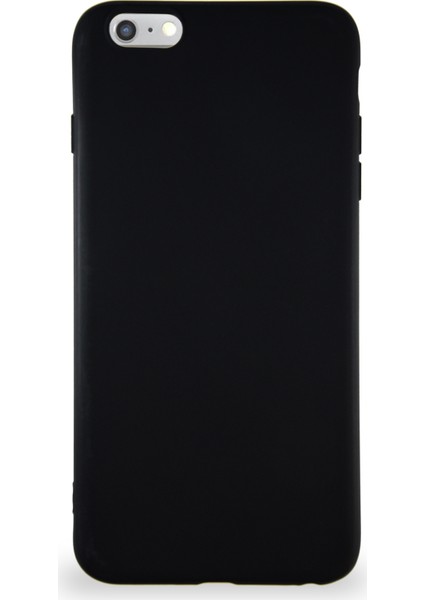 Apple iPhone 6s Plus Kılıf Soft Premier Renkli Silikon Kapak - Siyah