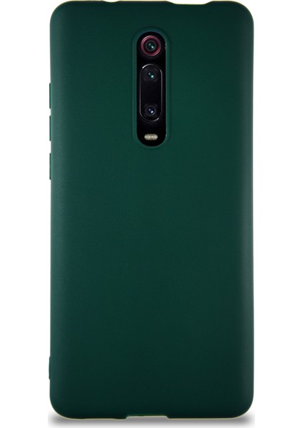 Xiaomi Mi 9t Pro Kılıf Soft Premier Renkli Silikon Kapak - Yeşil
