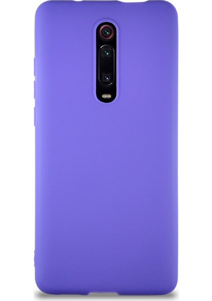 Xiaomi Mi 9t Pro Kılıf Soft Premier Renkli Silikon Kapak - Mor