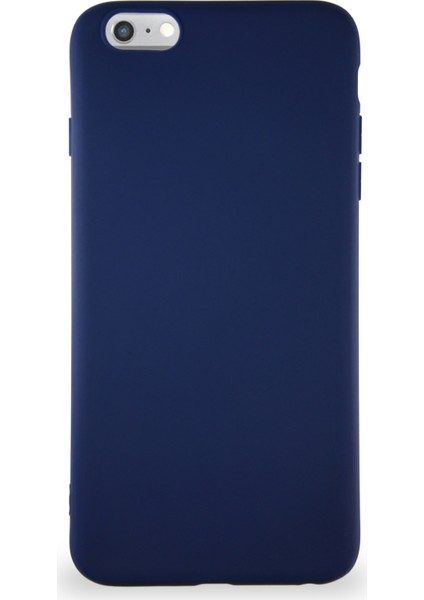 Apple iPhone 6 Plus Kılıf Soft Premier Renkli Silikon Kapak - Lacivert