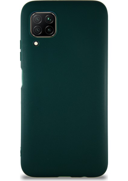 Huawei P40 Lite Kılıf Soft Premier Renkli Silikon Kapak - Yeşil