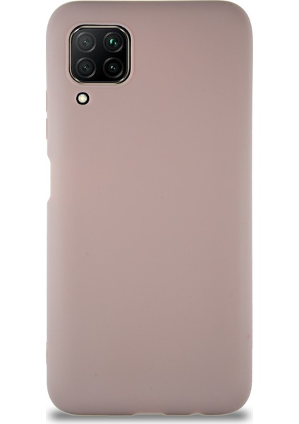 Huawei P40 Lite Kılıf Soft Premier Renkli Silikon Kapak - Pudra