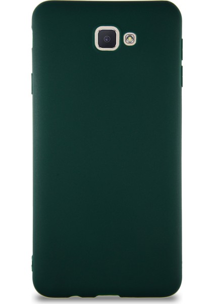 Samsung Galaxy J7 Prime 2 Kılıf Soft Premier Renkli Silikon Kapak - Yeşil