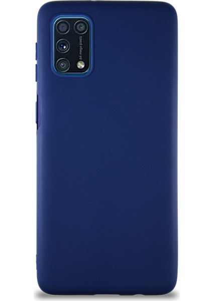 Samsung Galaxy M31S Kılıf Soft Premier Renkli Silikon Kapak - Lacivert
