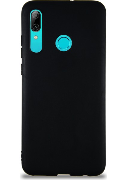 Huawei P Smart 2019 Kılıf Soft Premier Renkli Silikon Kapak - Siyah