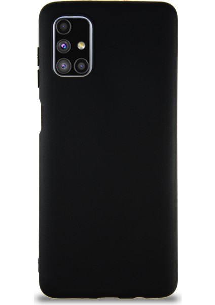 Samsung Galaxy M51 Kılıf Soft Premier Renkli Silikon Kapak - Siyah