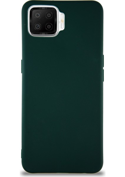 Oppo A73 Kılıf Soft Premier Renkli Silikon Kapak - Yeşil
