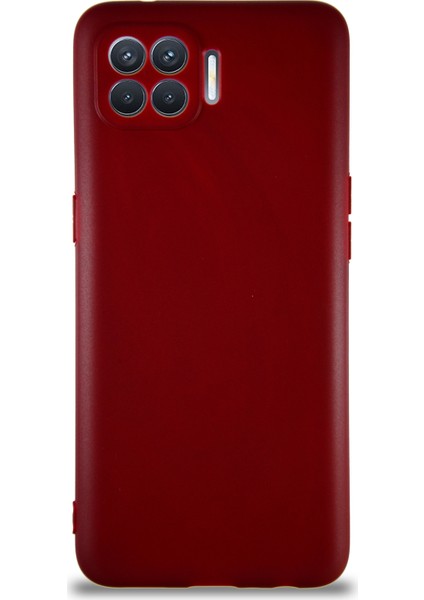 Oppo Reno 4 Lite Kılıf Soft Premier Renkli Silikon Kapak - Mürdüm