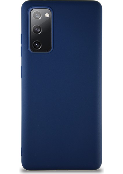 Samsung Galaxy S20 Fe Kılıf Soft Premier Renkli Silikon Kapak - Lacivert