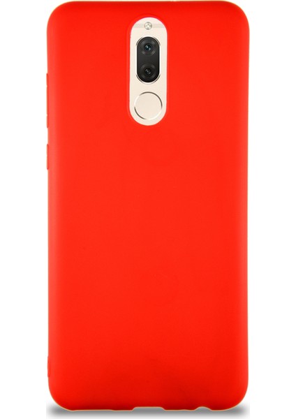 Huawei Mate 10 Lite Kılıf Soft Premier Renkli Silikon Kapak - Kırmızı