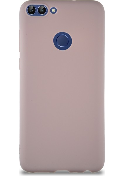 Huawei P Smart Kılıf Soft Premier Renkli Silikon Kapak - Pudra