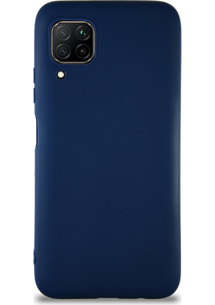 Huawei P40 Lite Kılıf Soft Premier Renkli Silikon Kapak - Lacivert