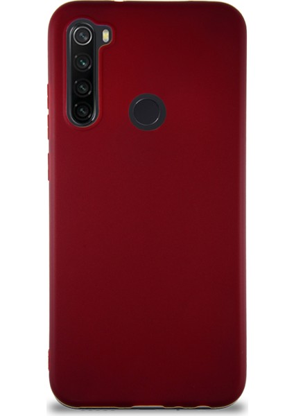 Xiaomi Redmi Note 8 Kılıf Soft Premier Renkli Silikon Kapak - Mürdüm