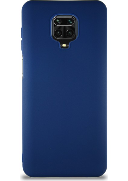 Xiaomi Redmi Note 9 Pro Kılıf Soft Premier Renkli Silikon Kapak - Lacivert