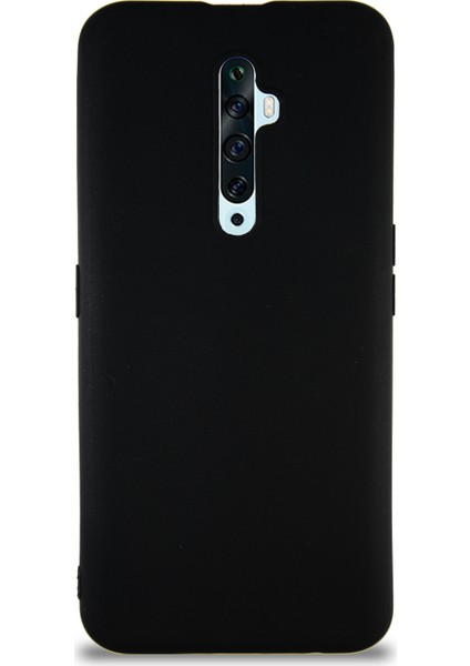 Oppo Reno 2z Kılıf Soft Premier Renkli Silikon Kapak - Siyah