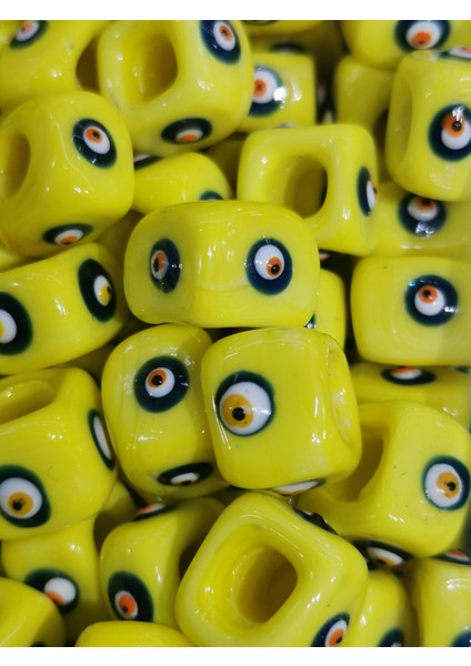 Cam Nazar Bordum Boncuğu 07-08 mm 50 Adet fiyatları