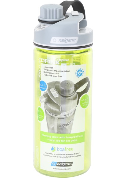 NG250.08.1790 Nalgene Multidrink Green -Gray Cap Tritan Suluk Suluk - Matara Gri