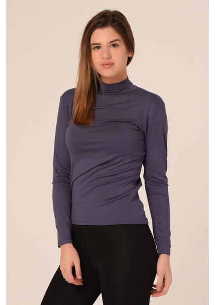 Yarım Balıkçı Uzun Kollu Viskon Koyu Gri Body modelleri