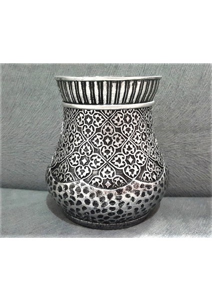 Çiçek Yaprak Kabartmalı Saksı Kupa Vazo Bardak Silikon Kalıp K-731