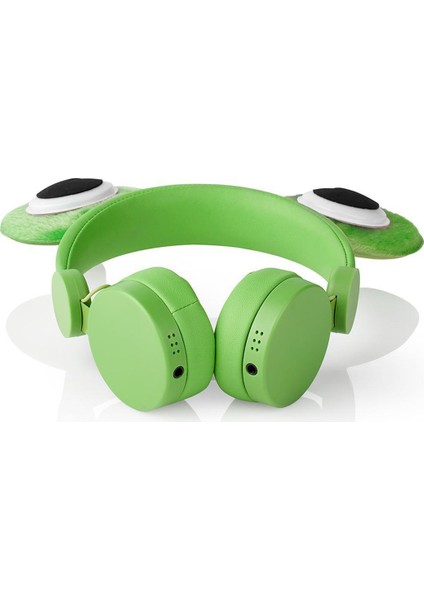 Freddy Frog Yeşil Çıkarılabilir Aksesuarlı Kulak Üstü Çocuk Kulaklığı fırsatları