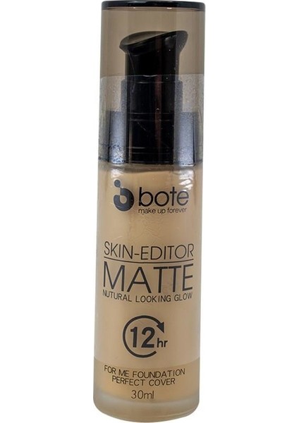 Makeup Liquid Foundation Skin Editor Matte Nutural Looking Glow 01 30 ml