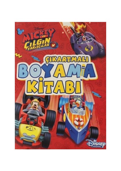Mickey Roadster Çıkartmalı Boyama Kitabı