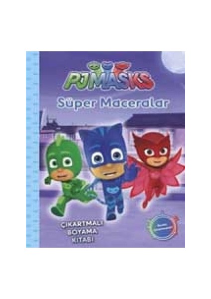 Pj Masks Çıkartmalı Boyama Kitabı