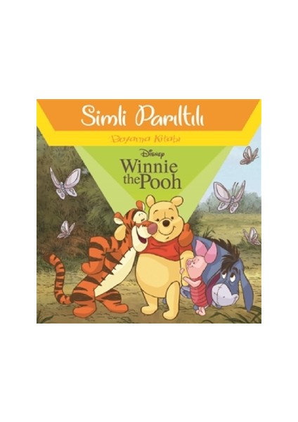 Disney Winnie The Pooh - Simli Parıltılı Boyama Kitabı