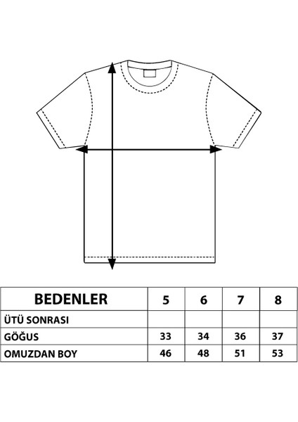 Erkek Çocuk Jeans Baskı T-Shirt Turkuaz 8 Yaş K-269 fiyatları