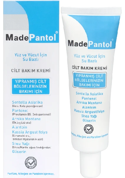 Madepantol Dermadolin Madepantol Su Bazlı Cilt Bakım Kremi 50 Ml