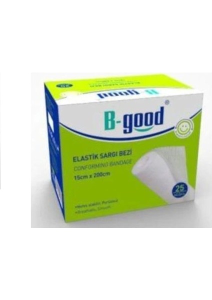 Elastik Sargı Bezi 15 cm x 200 cm 25 'li