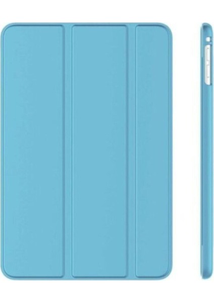 Apple Ipad 8. ve 9. Nesil 2020 /2021 10.2 Inç Tablet Uyumlu Flip Smart Standlı Akıllı Kılıf Smart Cover Mavi