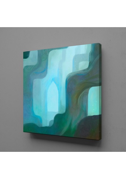Mavi Tonları 170 x 170 cm