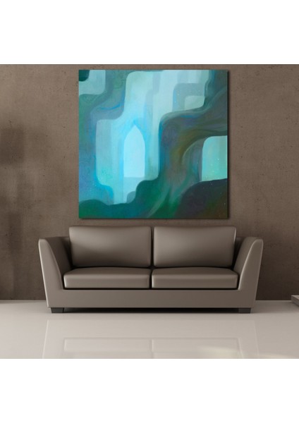 Mavi Tonları 170 x 170 cm