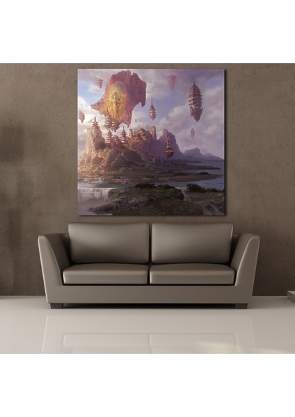 Gökyüzündeki Şatolar 110 x 110 cm fiyatları