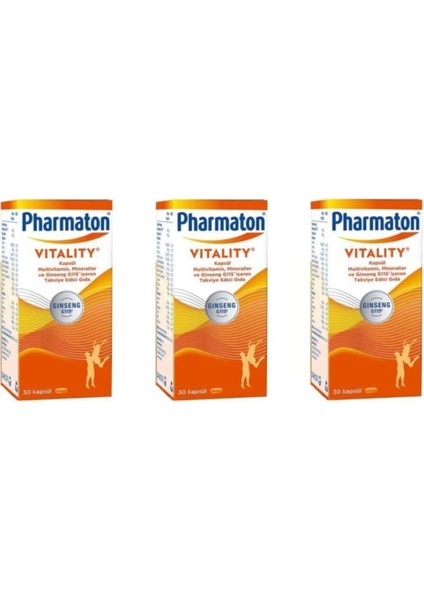 Pharmaton 30 Kapsül 3 Kutu