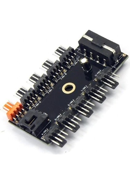 PX-4337 4 Pin Girişli 10 Port Fan Çoklayıcı Kart