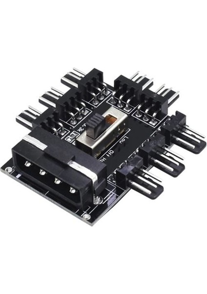 PX-4336 3 Pin Girişli 8 Port Fan Çoklayıcı Kart