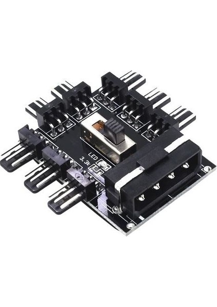 PX-4336 3 Pin Girişli 8 Port Fan Çoklayıcı Kart