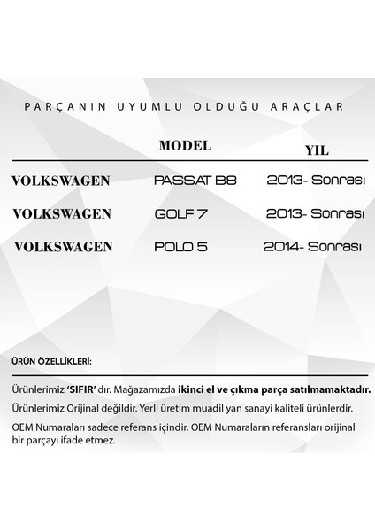 Audi A3 S3 Için Sunroof Perde Parçası