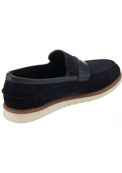 AYL1112 Lacivert Süet Termo Taban 4 Mevsim Büyük Numara Erkek Ayakkabısı fırsatları