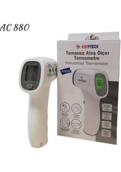 AC-880 Kızılötesi Temassız Alından Ateş Ölçer