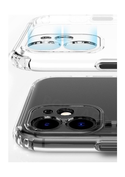 Apple iPhone 12 Tıpalı Kamera Korumalı Şeffaf Premier Kılıf fırsatları