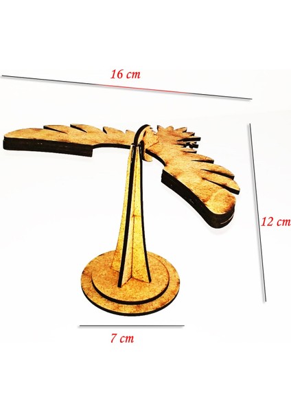 Boya Setli, 3D Ahşap Boyama Maketi Denge Kuşu Etkinlik Oyunu