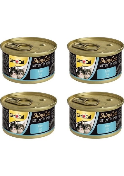 Shinycat Konserve Kedi Maması -Yavru Tuna Balıklı 70 gr x 4