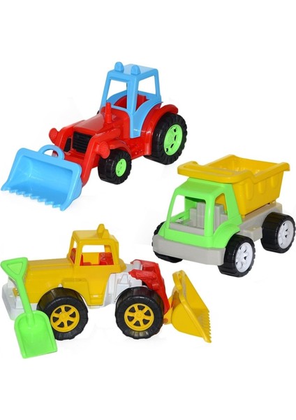 Kamyon Dozer Traktör Üçlü Set