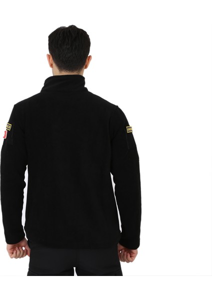Çok Cepli Siyah Tactical Polar - Taktik Askeri Outdoor Polar fiyatları